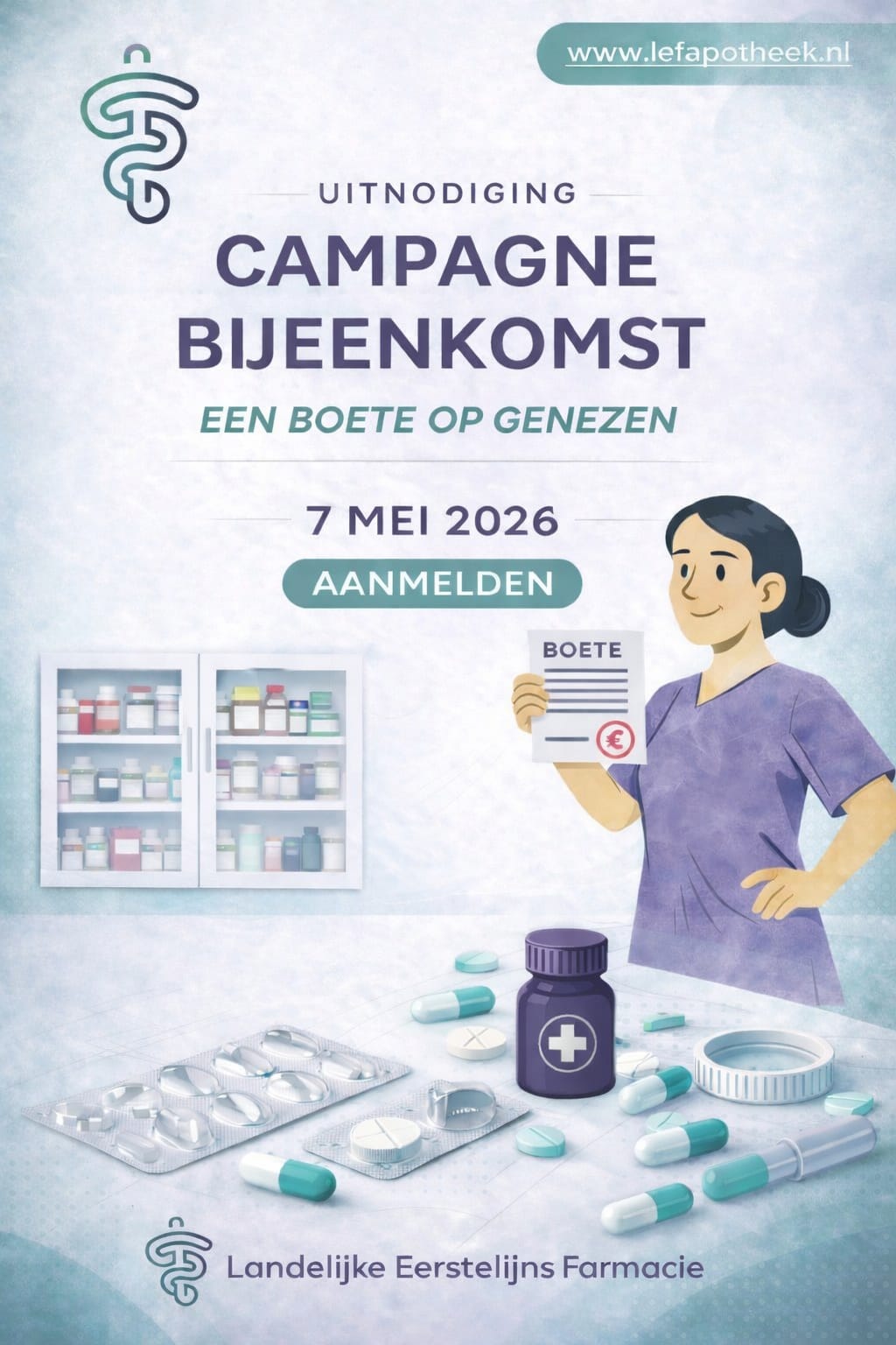 Uitnodiging en programma ALV-LEF en Campagnebijeenkomst 7 mei 2026