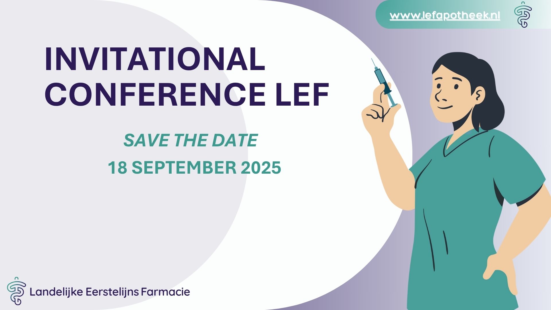 Save the date Invitational Conference LEF 18 september 